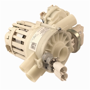 Varmelegeme med spulepumpe til opvaskemaskine fra Miele.